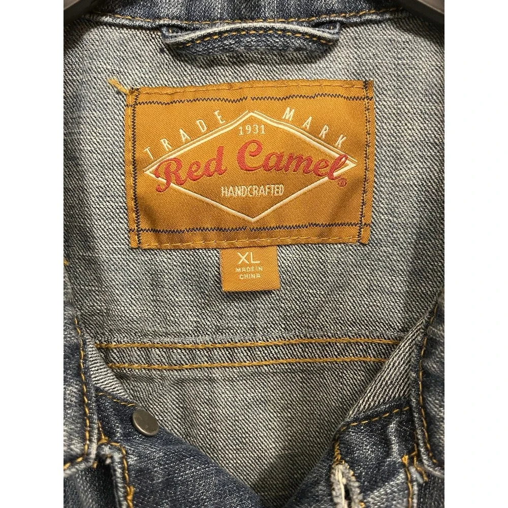 Red Camel Denim Vest Ladies Size XL